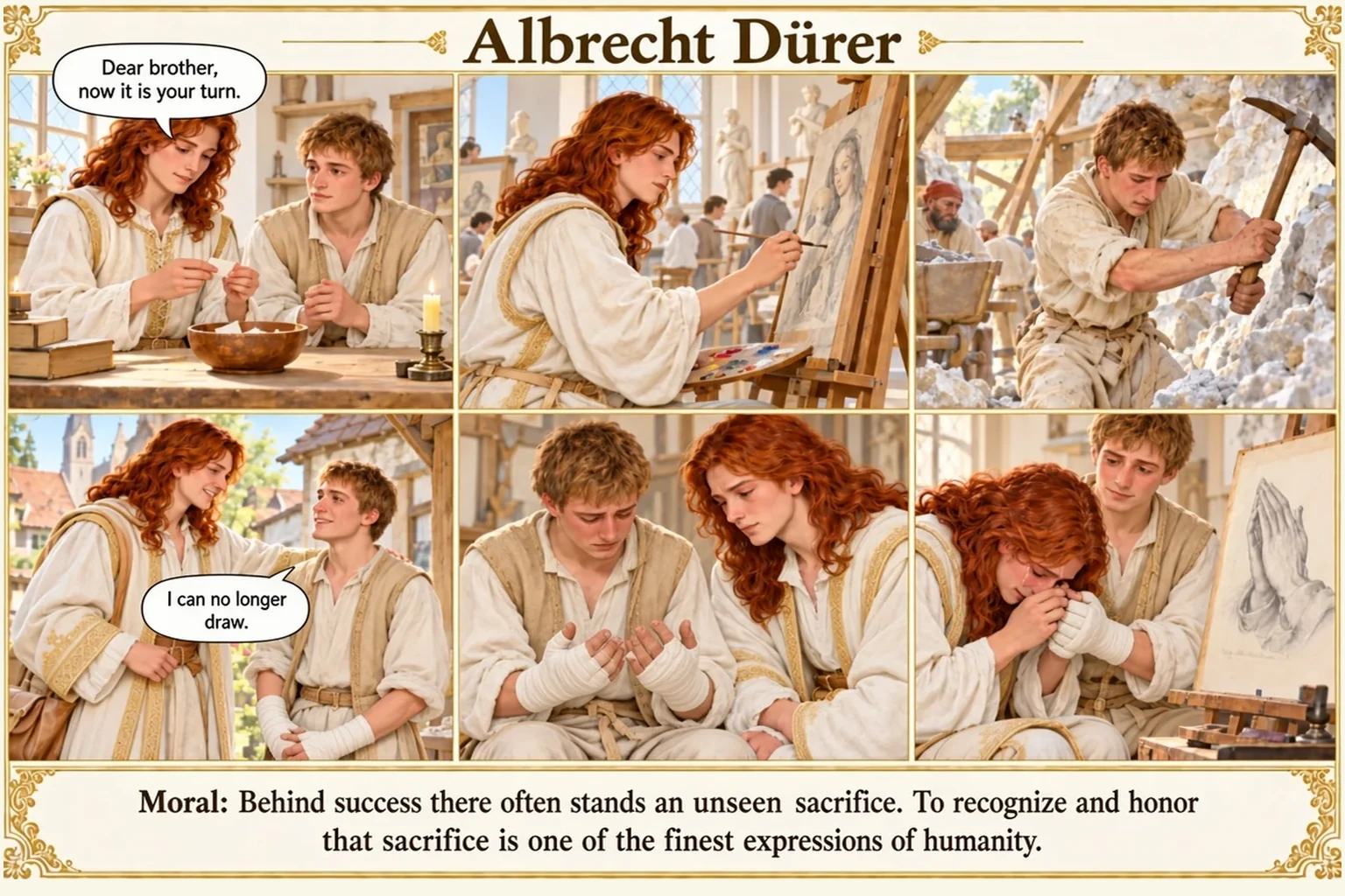Illustration of Albrecht Dürer