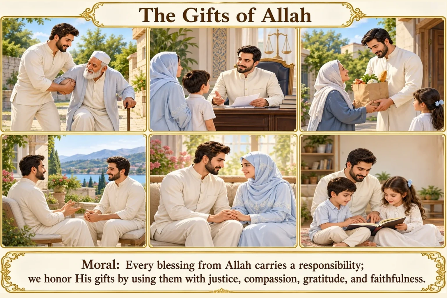 Illustration of The Gifts of Allah
