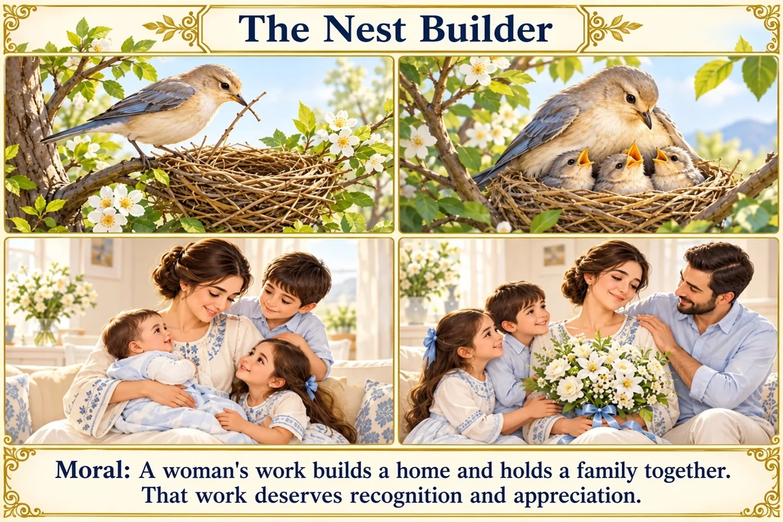 Illustration of The Nest Builder