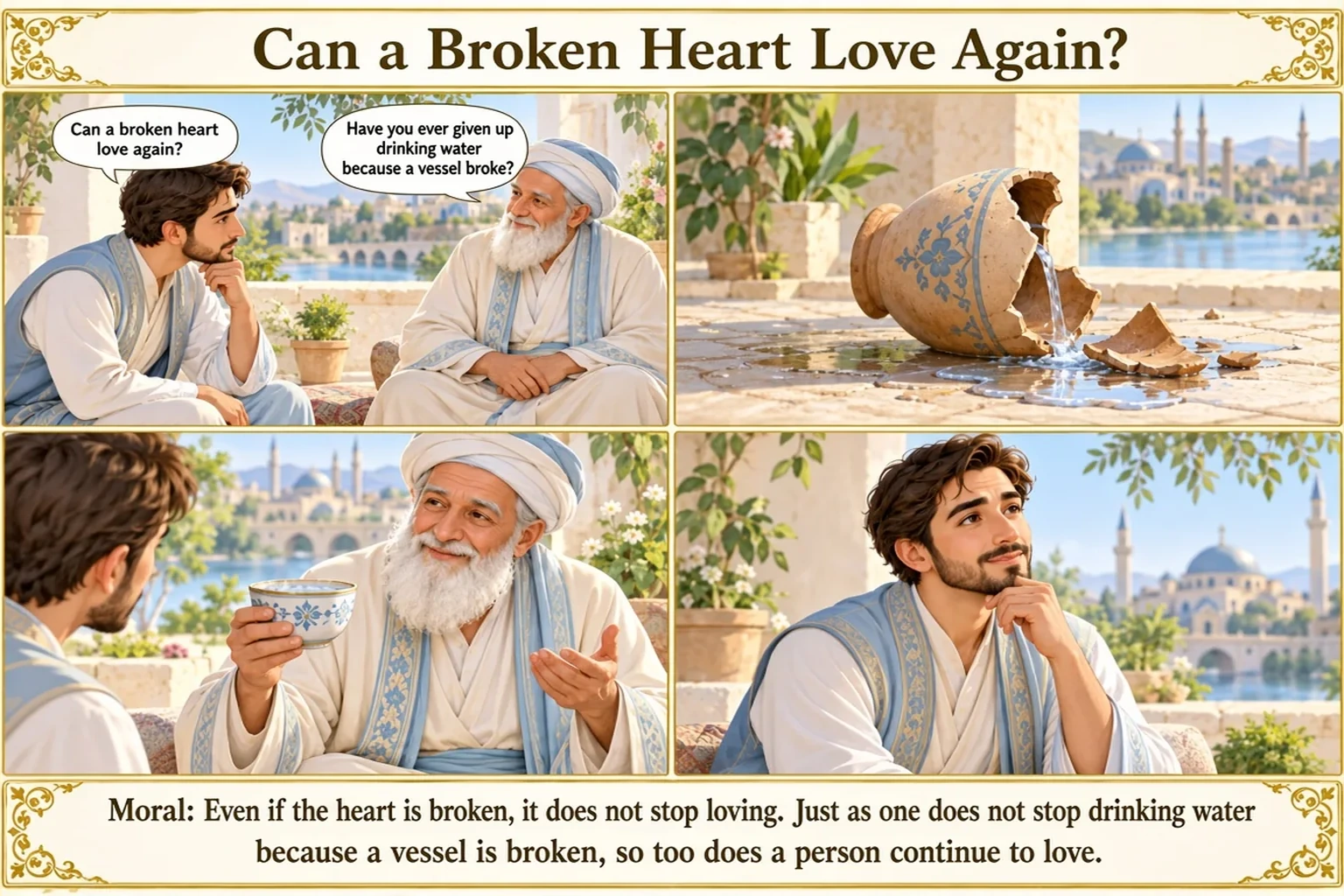 Illustration of Can a Broken Heart Love Again?