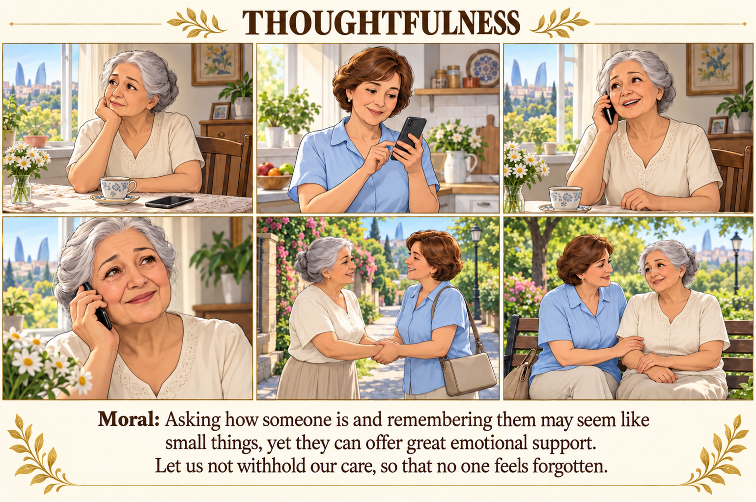 Illustration of Thoughtfulness