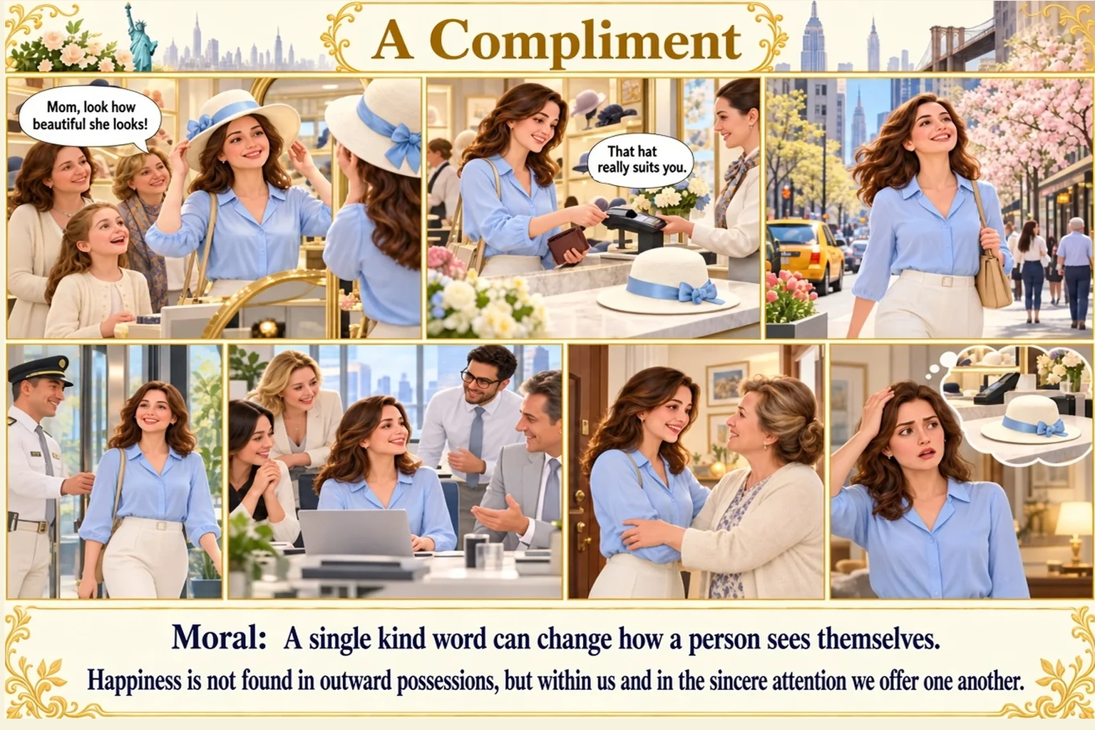 Illustration of A Compliment