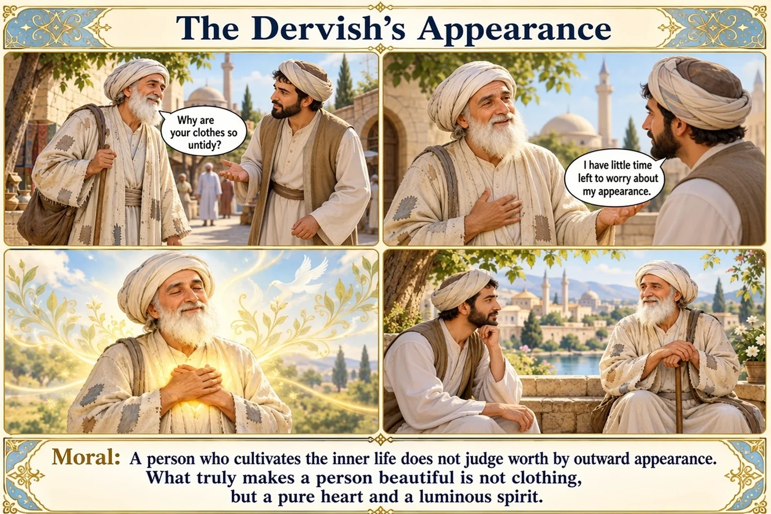 Illustration of The Dervish's Dress