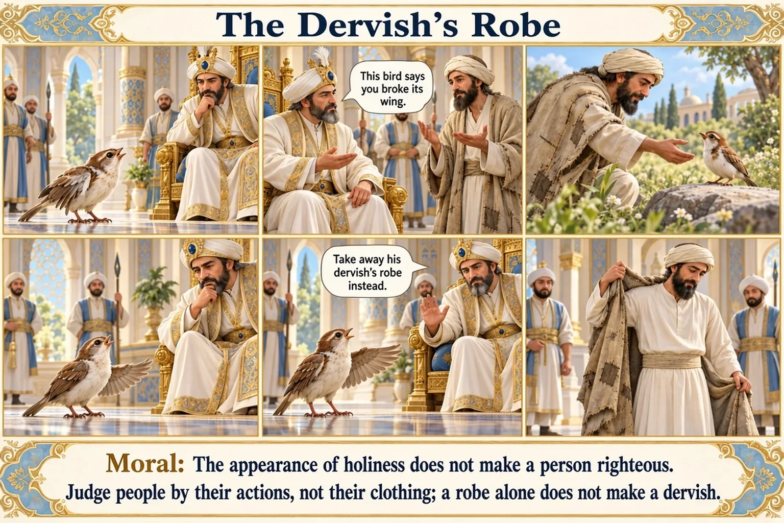 Illustration of The Dervish’s Robe