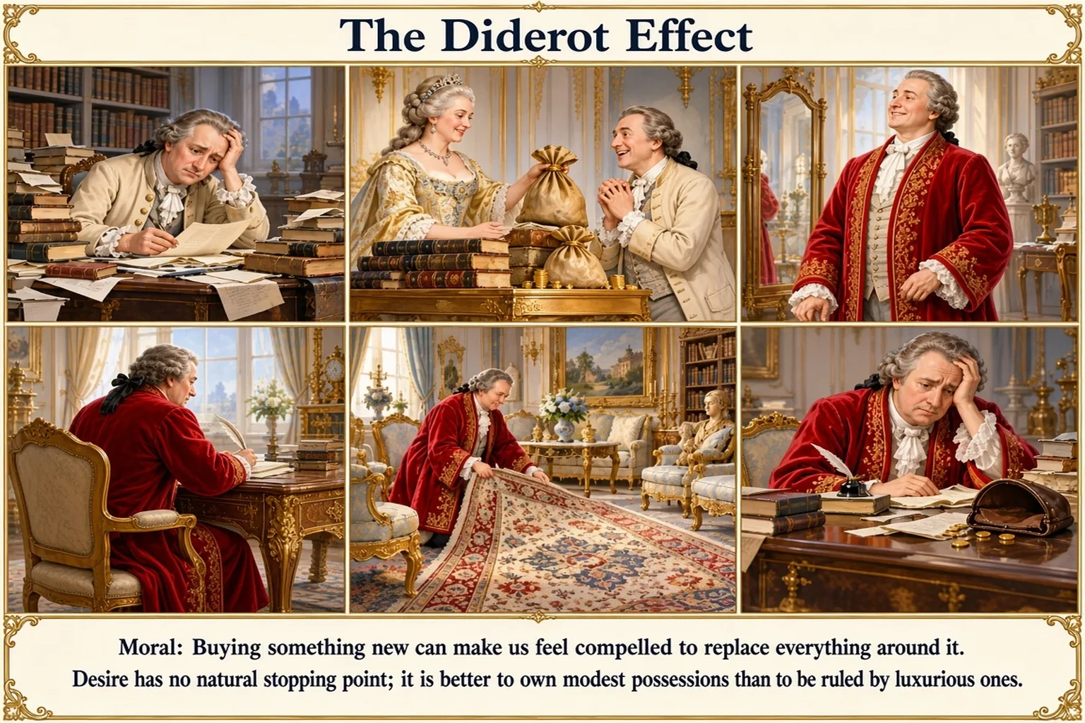 Illustration of The Diderot Effect