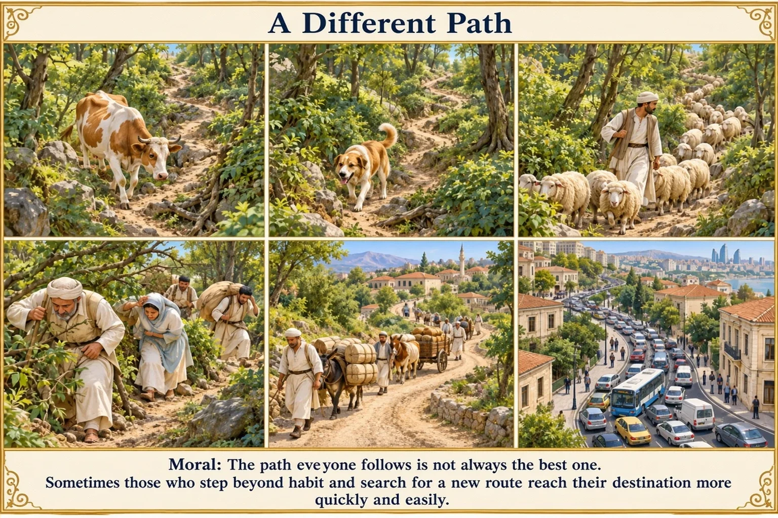 Illustration of A Different Path
