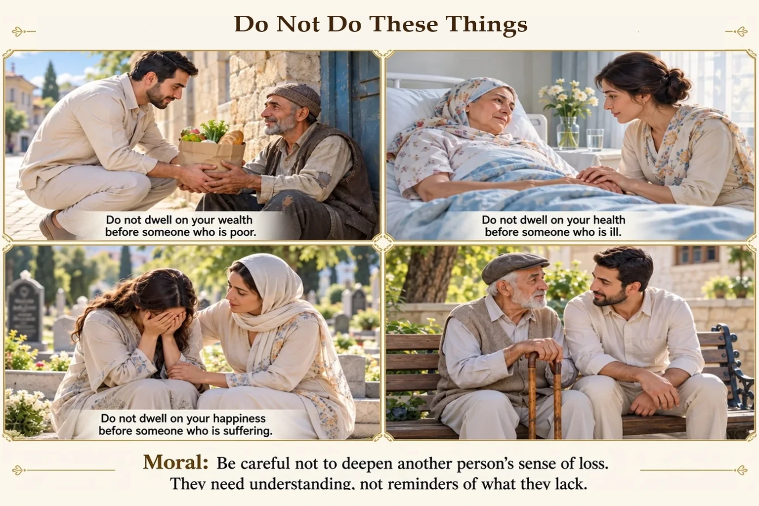 Illustration of Do Not Do These Things