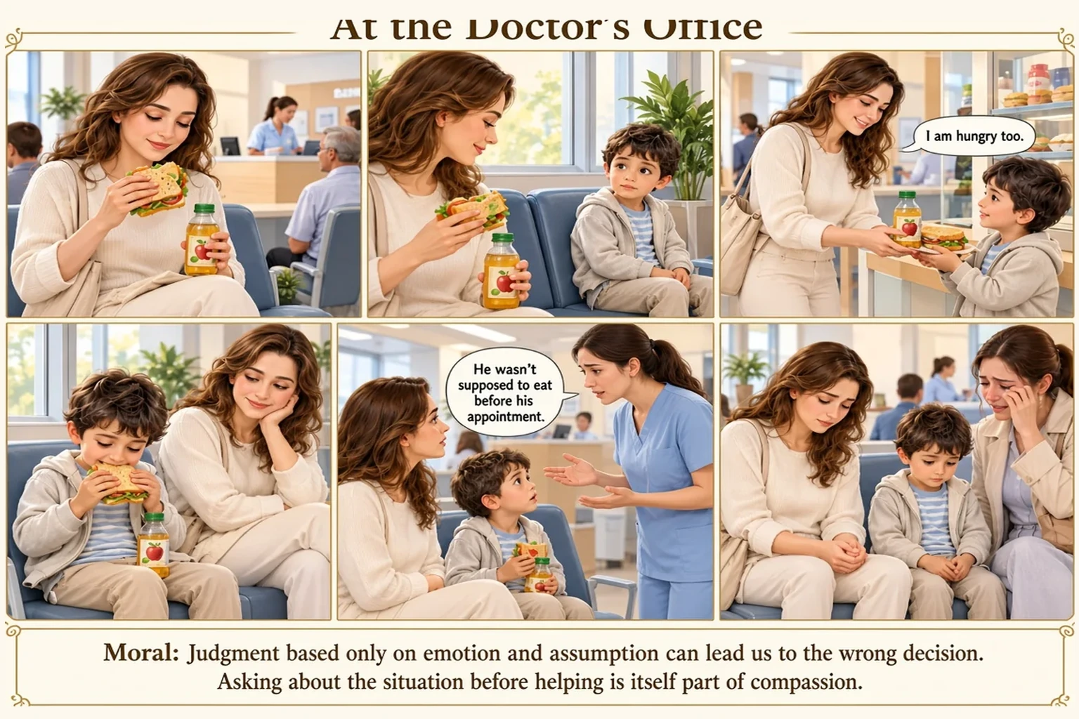 Illustration of At the Doctor’s Office