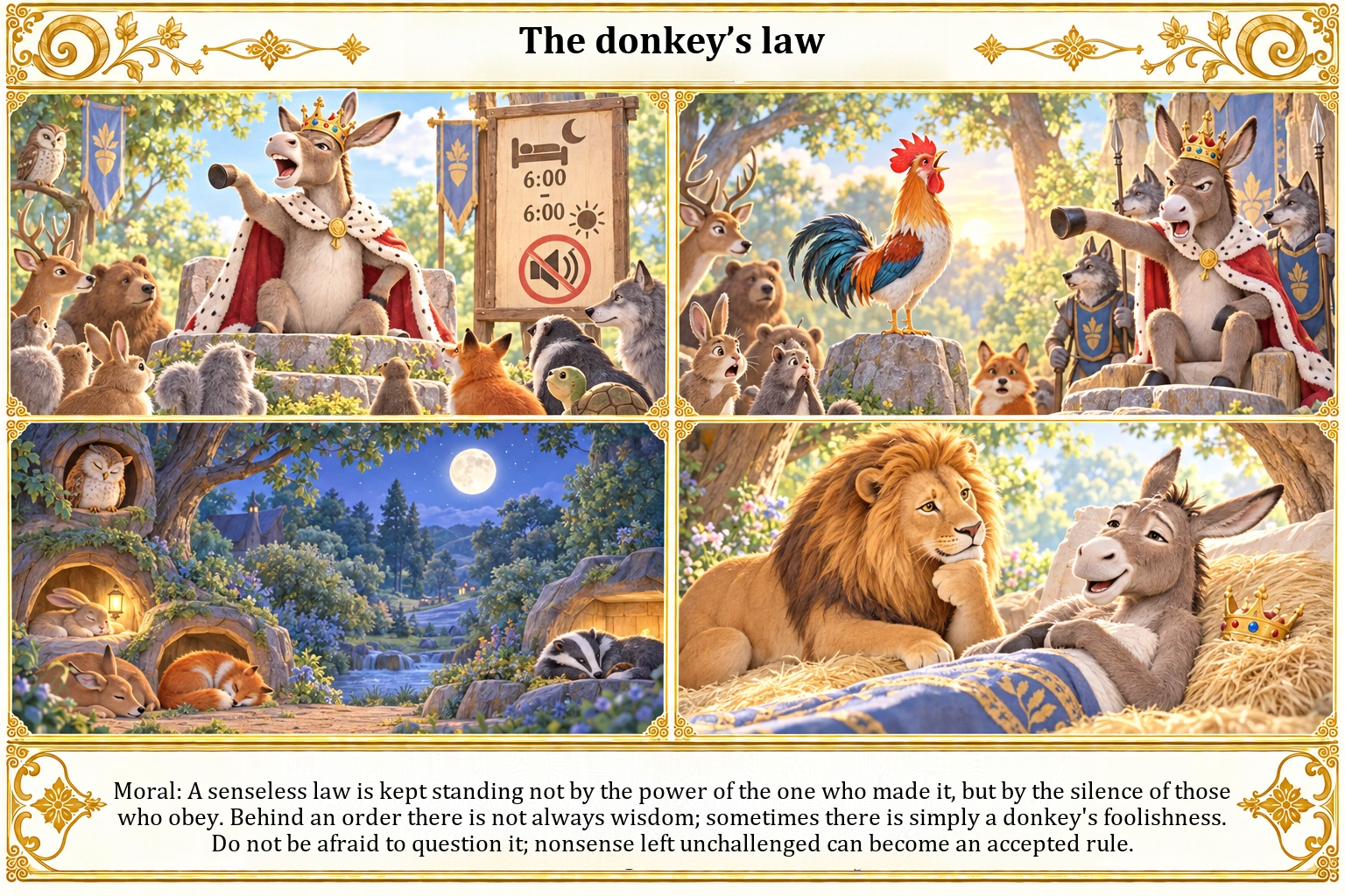 Illustration of The Donkey’s Law
