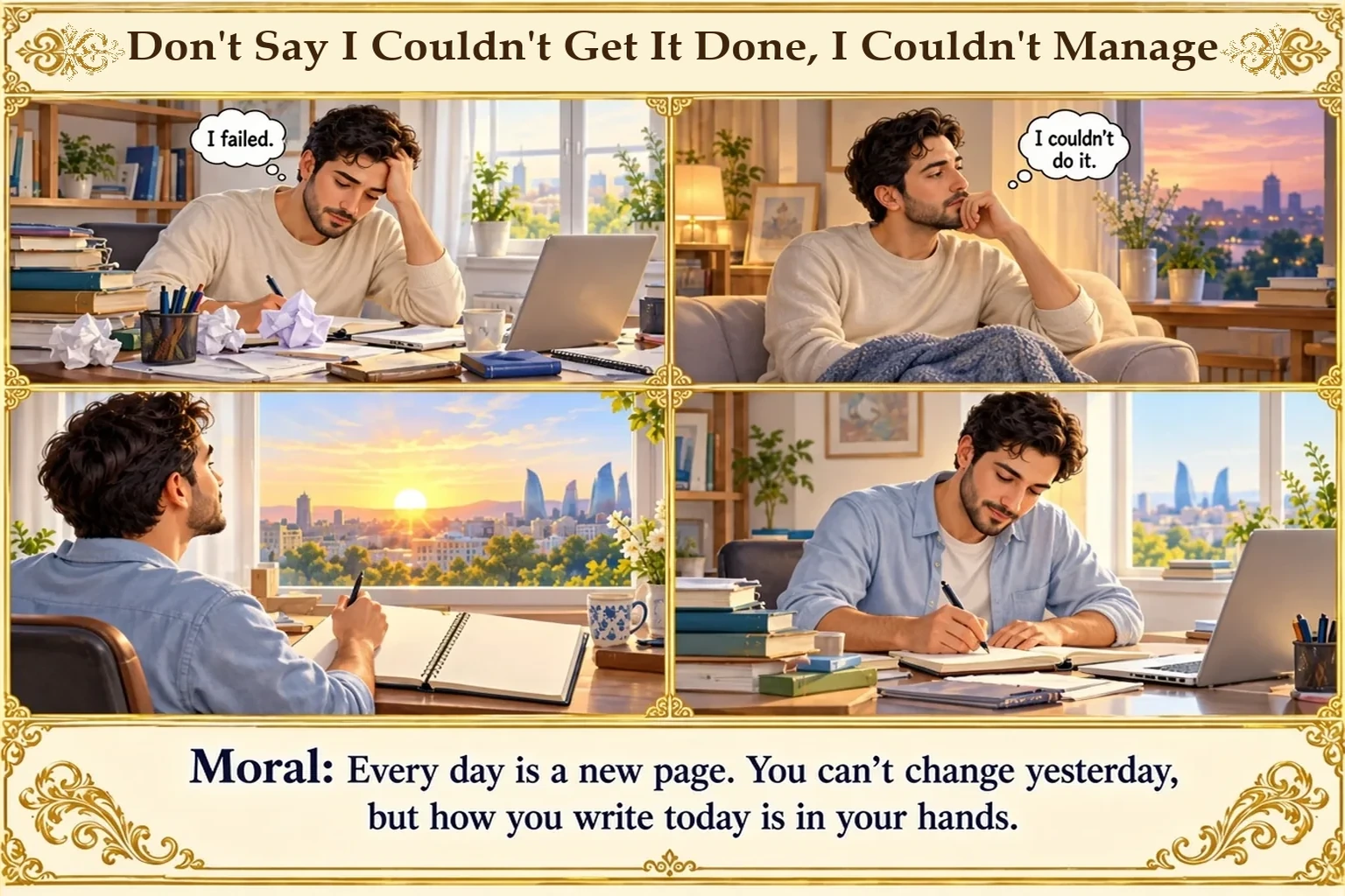 Illustration of Don't Say I Couldn't Get It Done, I Couldn't Manage