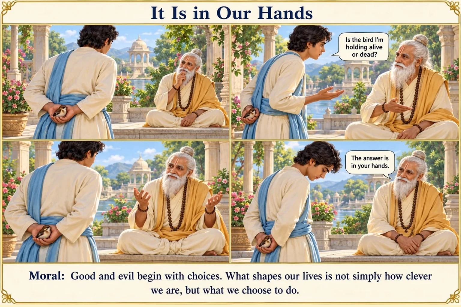 Illustration of Everything Is in Our Own Hands