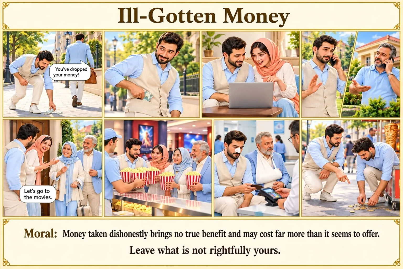 Illustration of Ill-Gotten Money