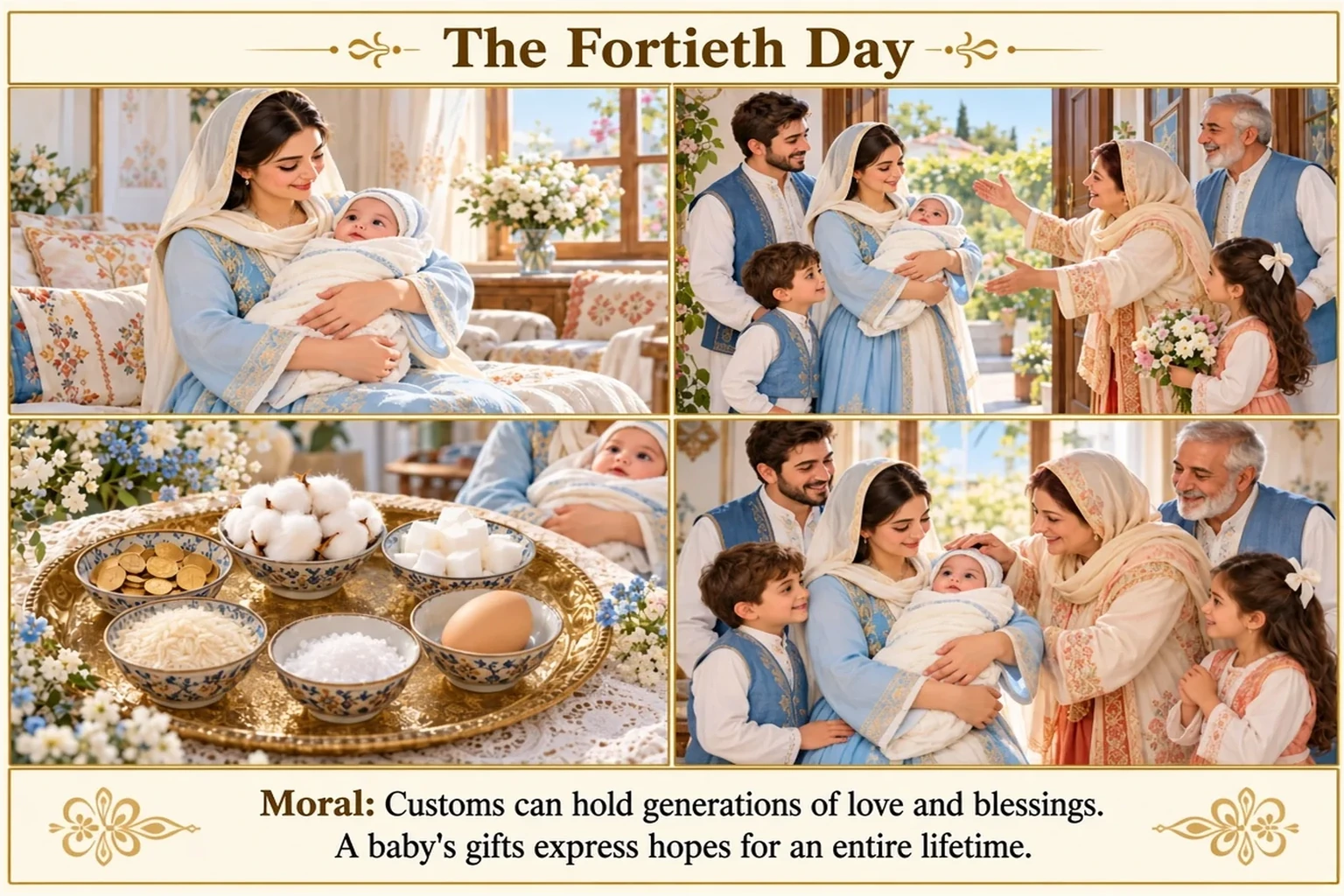 Illustration of The Fortieth-Day Rite