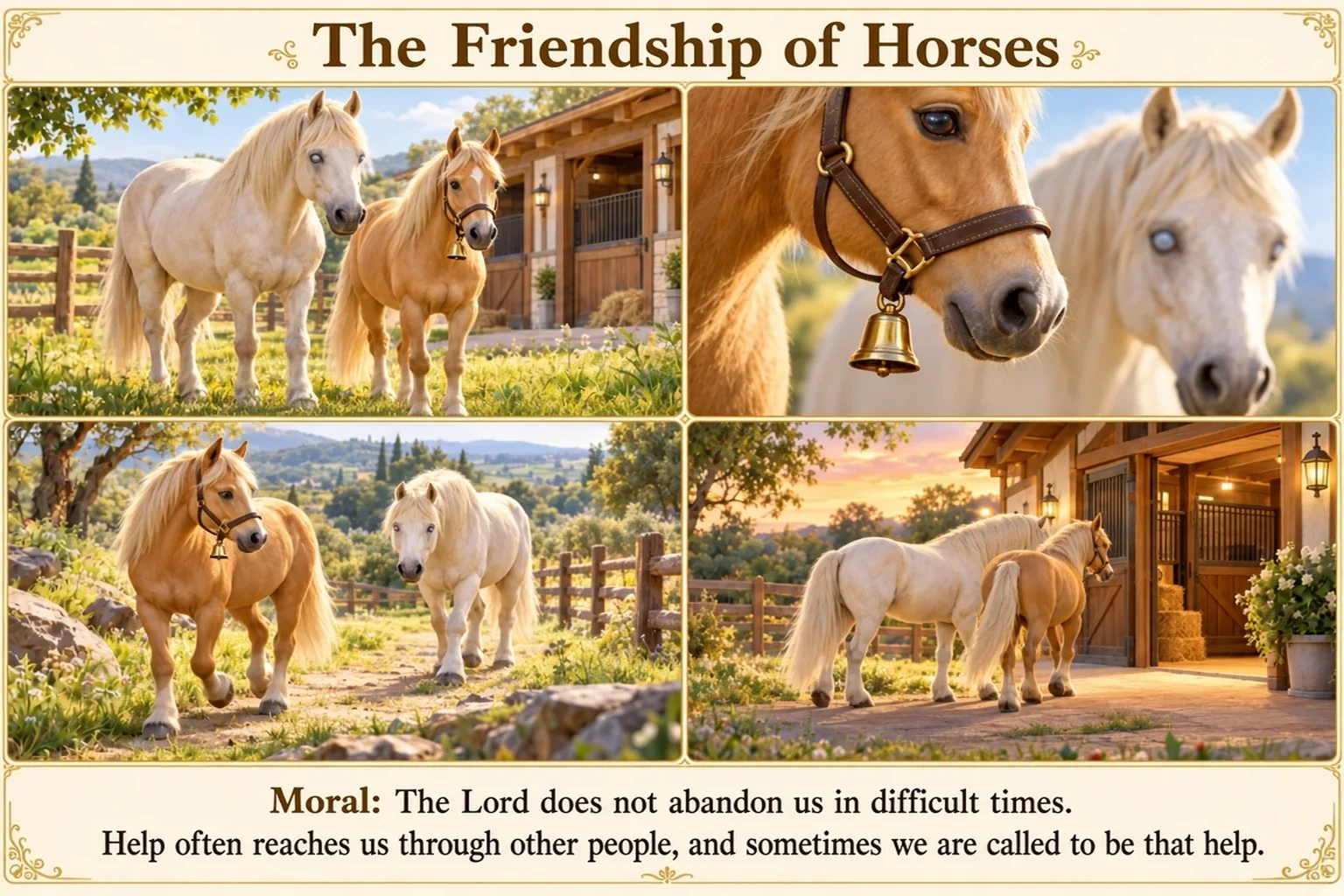 Illustration of The Friendship of Horses