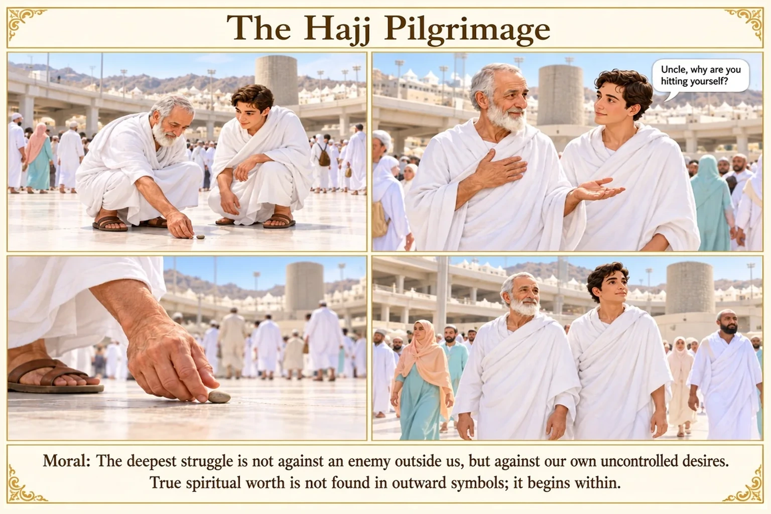 Illustration of The Hajj Pilgrimage