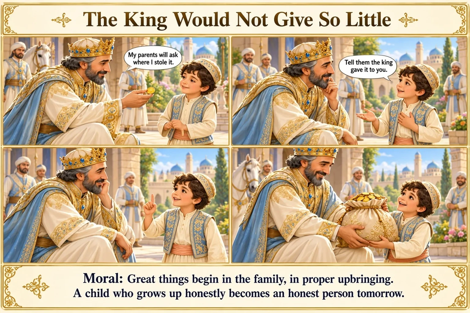 Illustration of He Would Not Have Given So Little