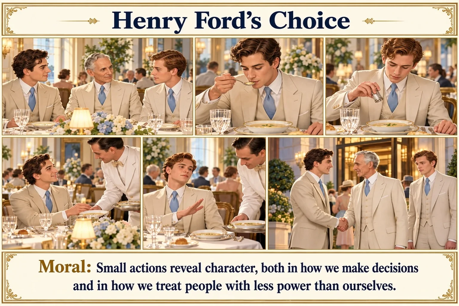 Illustration of Henry Ford's Choice
