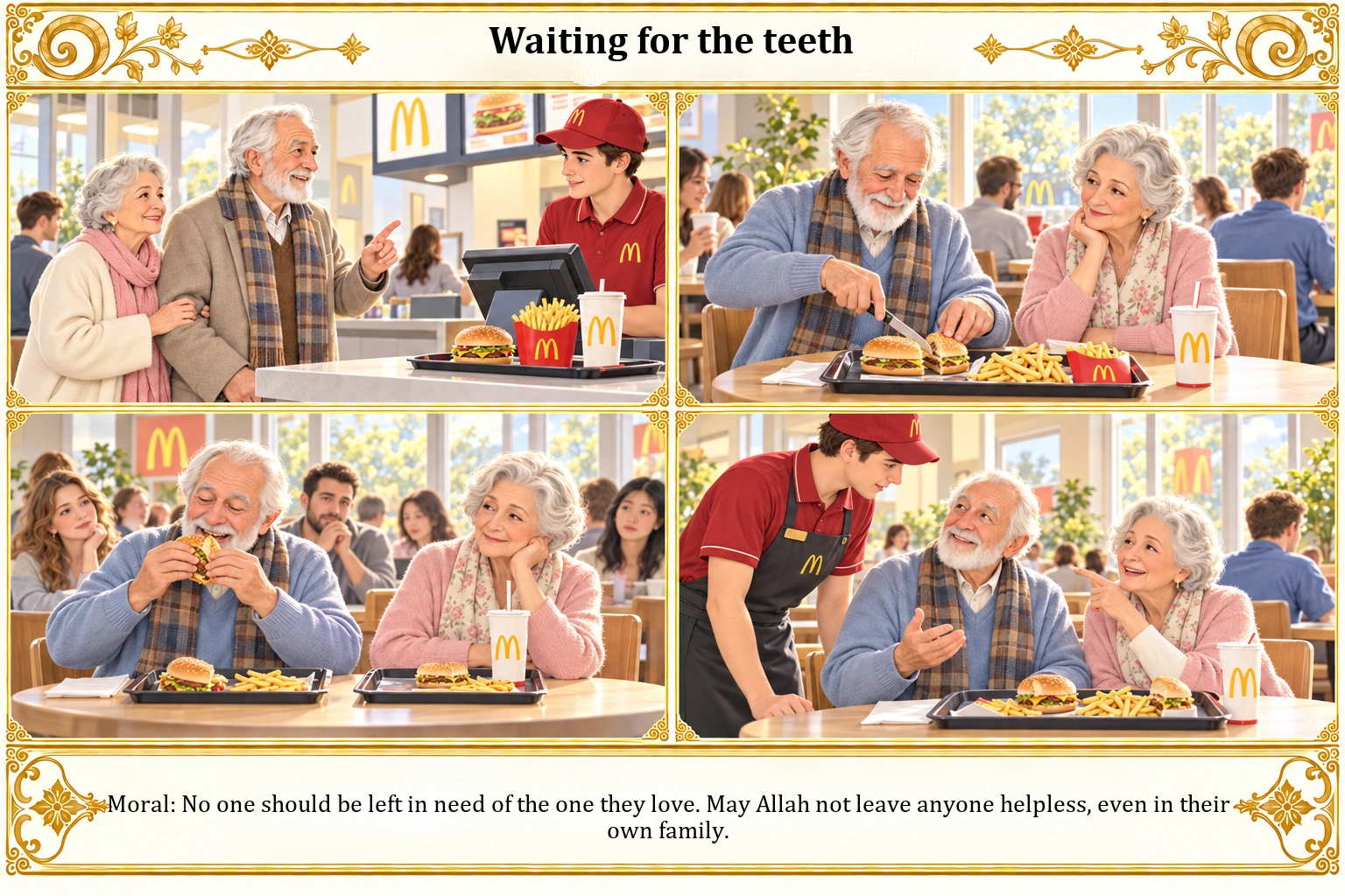 Illustration of Waiting for the Teeth