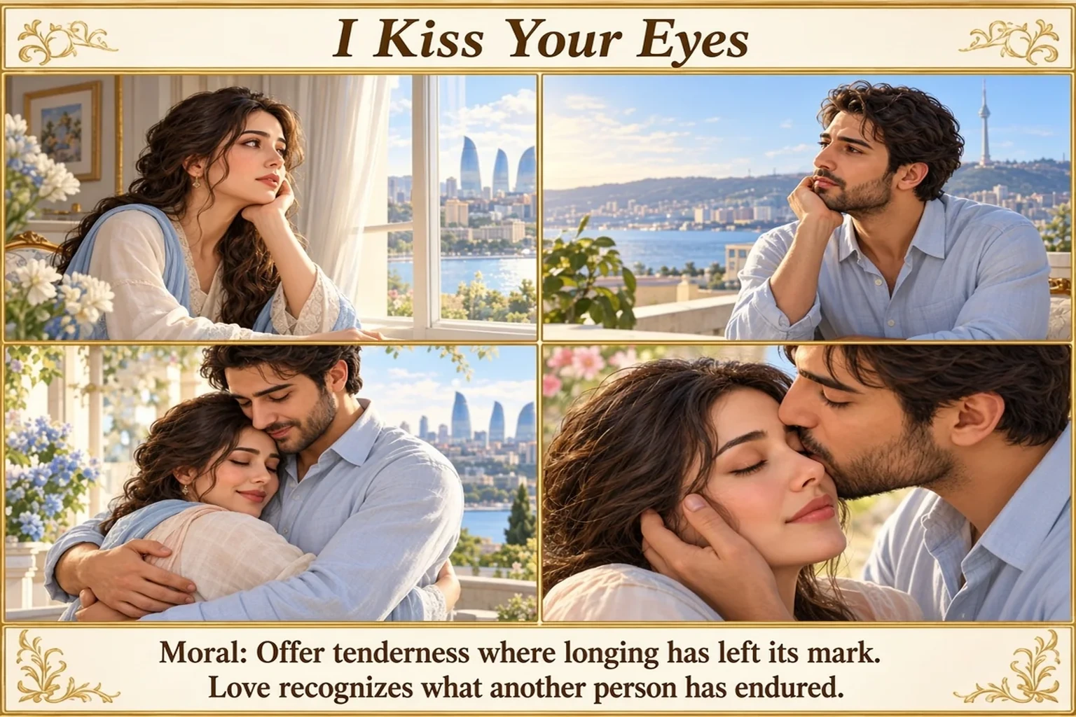 Illustration of I Kiss Your Eyes