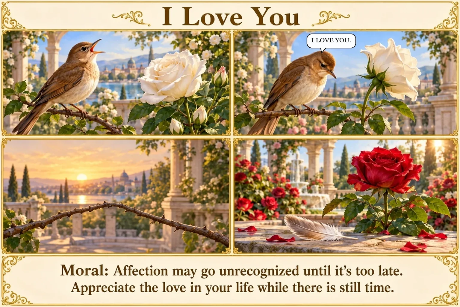 Illustration of I Love You