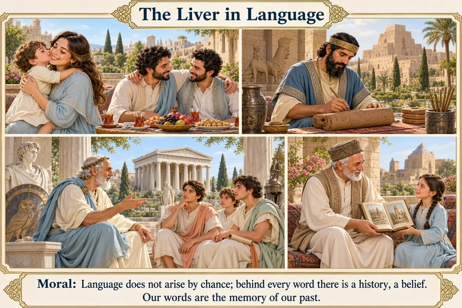 Illustration of The Liver in Language