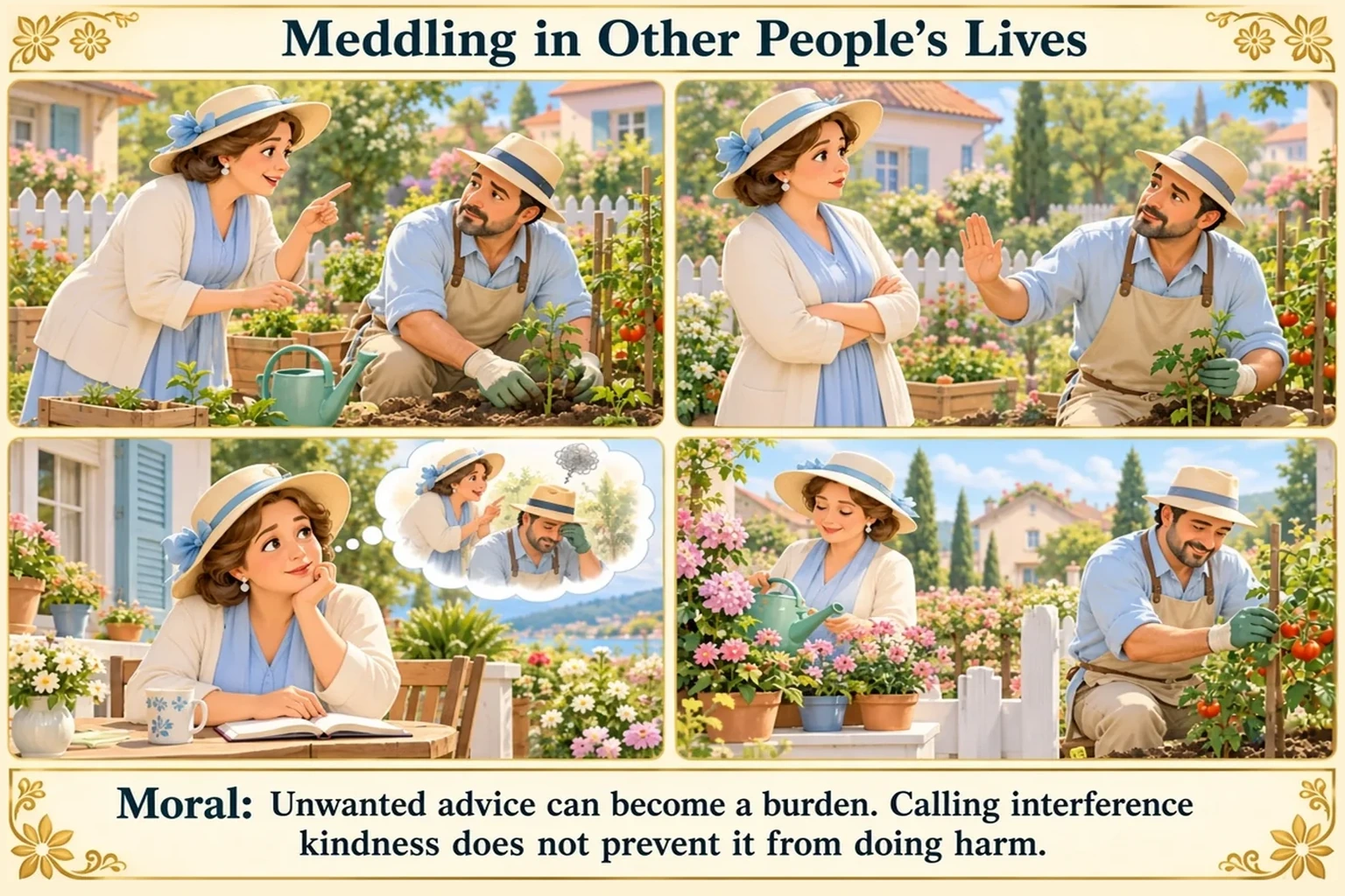 Illustration of Meddling in Other People’s Lives