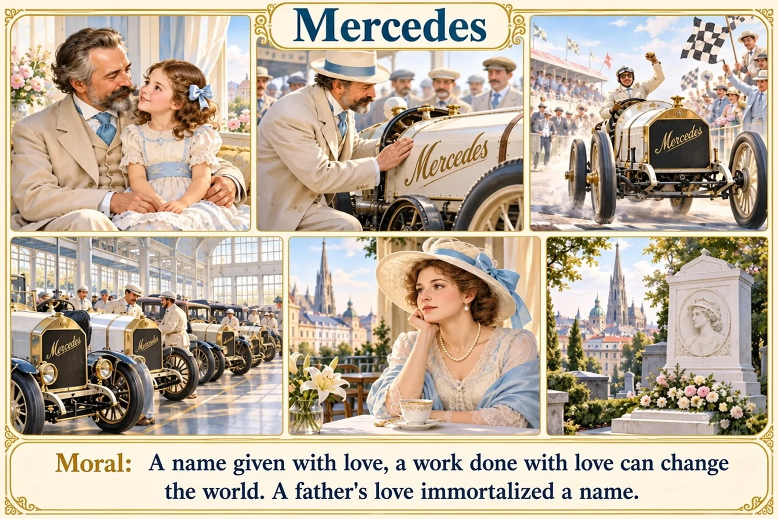 Illustration of Mercedes