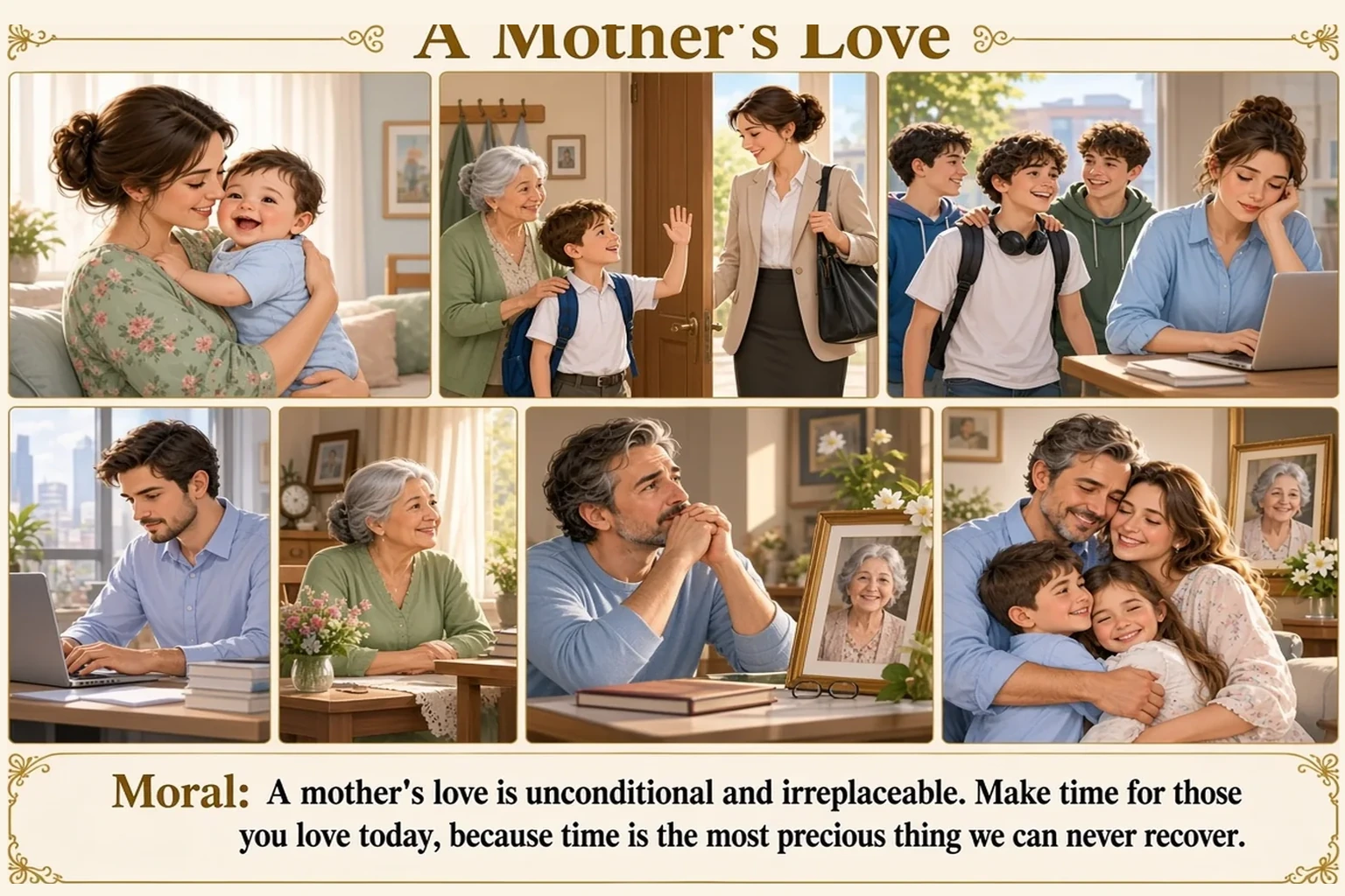 Illustration of A Mother’s Love
