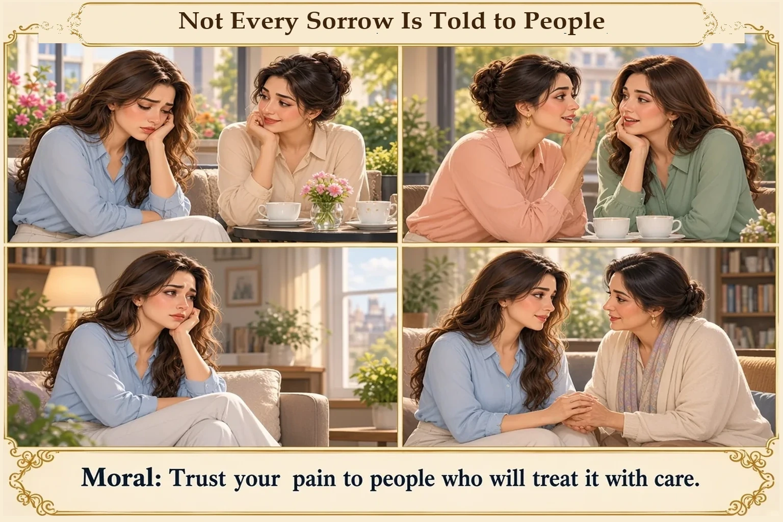 Illustration of Not Every Sorrow Is Told to People