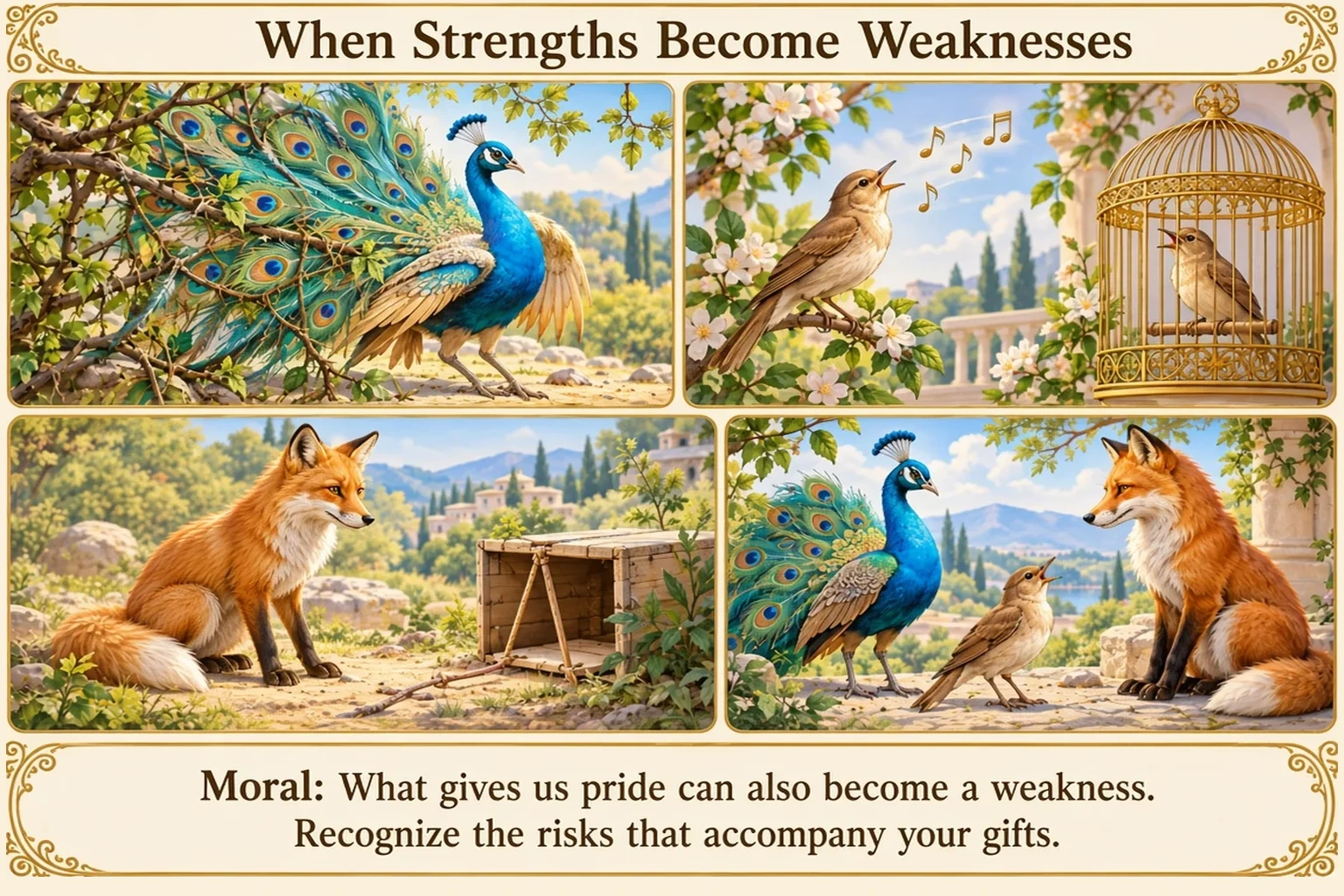 Illustration of Our Advantage Can Become Our Calamity