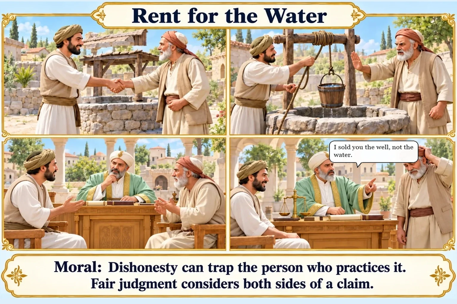Illustration of Rent for the Water