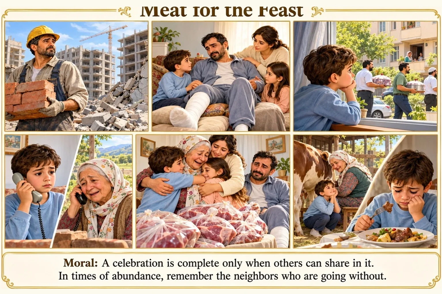 Illustration of Sacrificial Meat