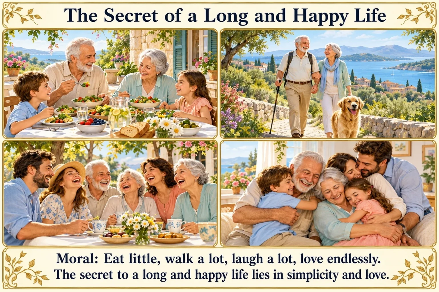 Illustration of The Secret of Living Well and of a Long Life