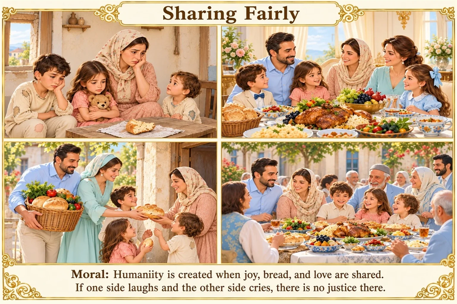 Illustration of Sharing Justice