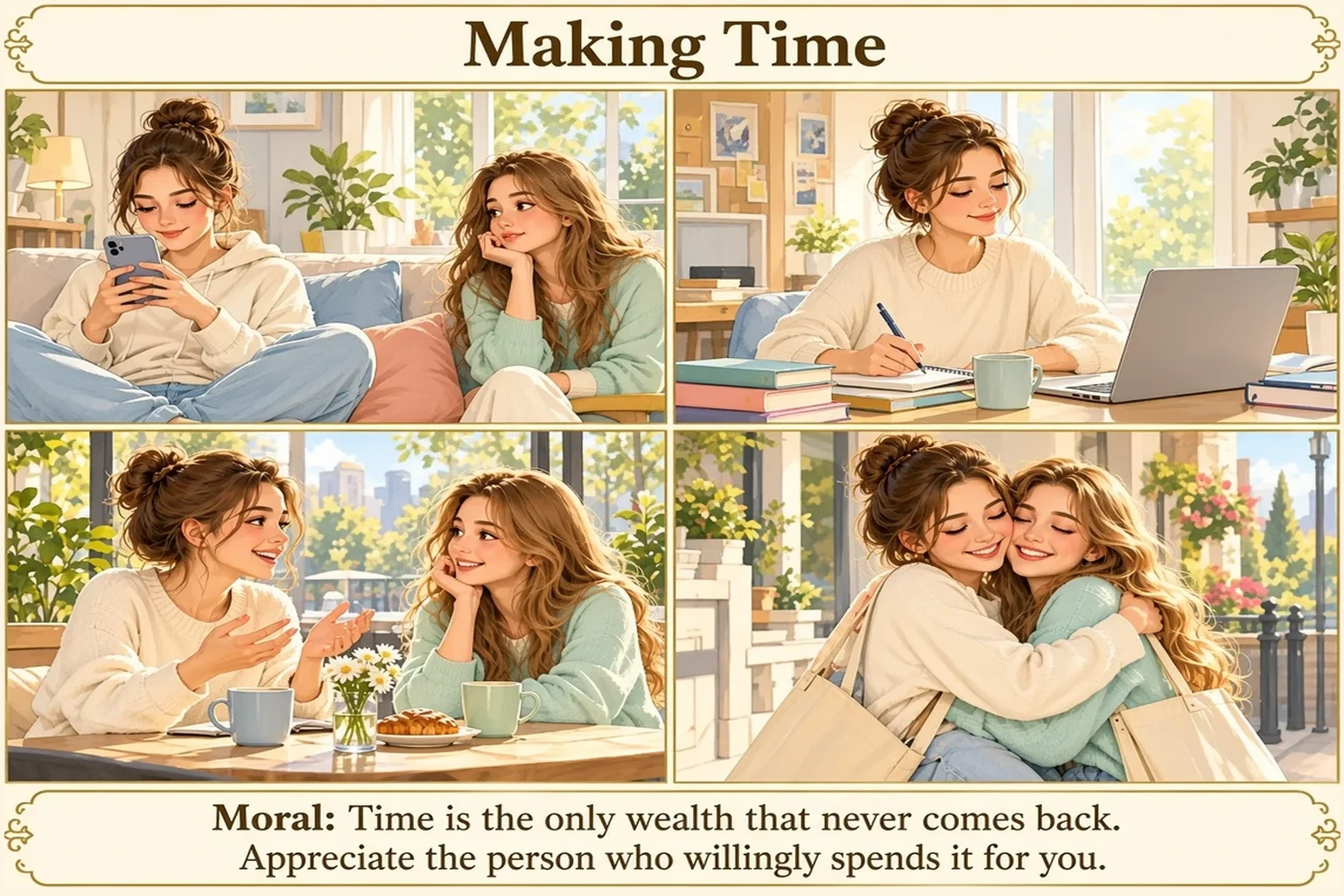 Illustration of Spare Time