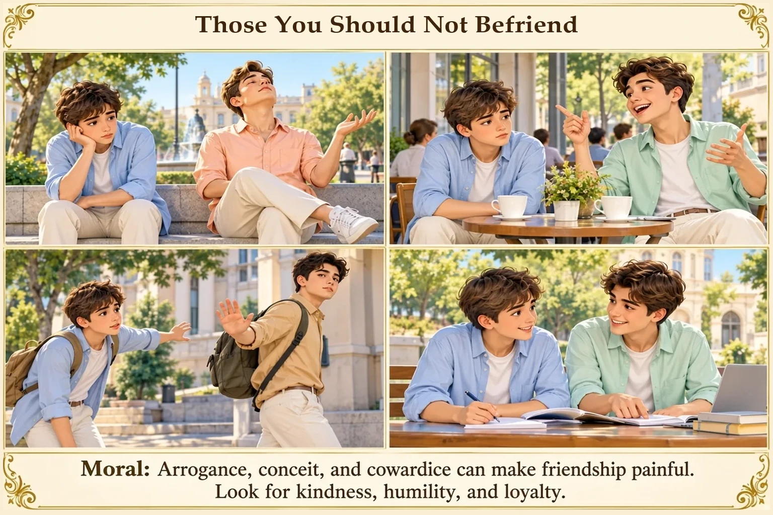 Illustration of Those You Should Not Befriend