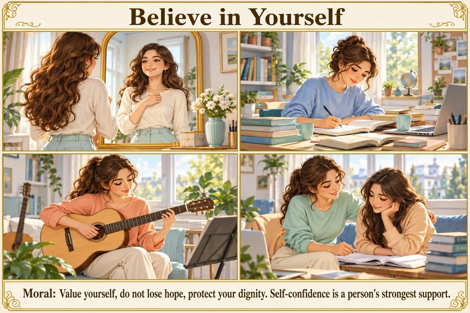 Illustration of Believe in Yourself
