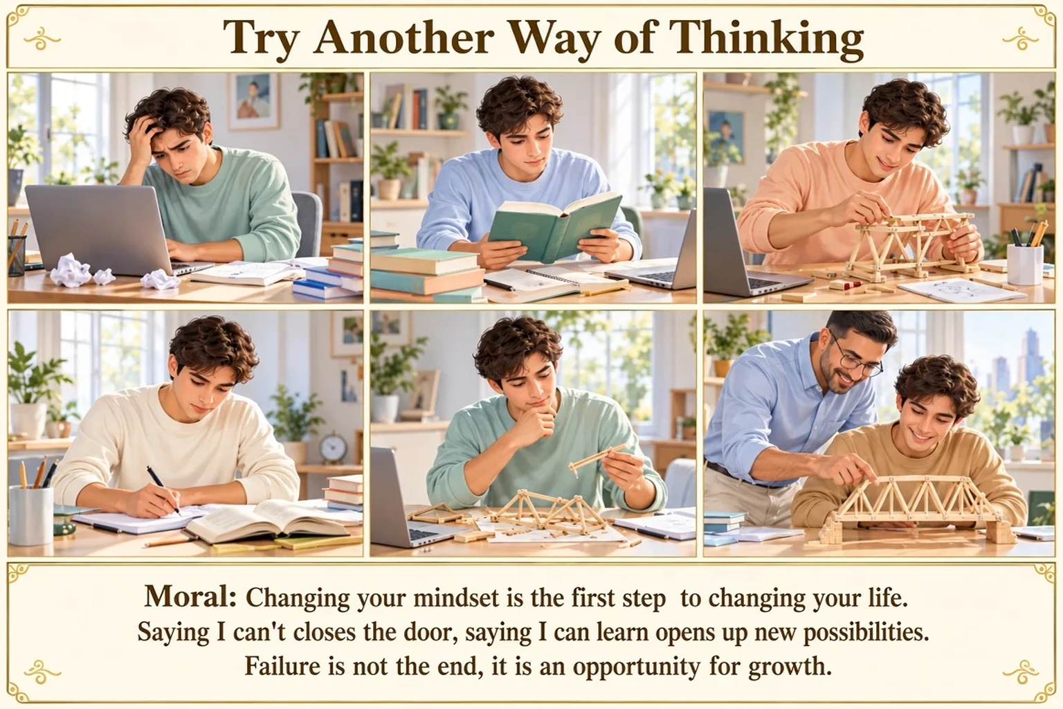 Illustration of Try to Think This Way