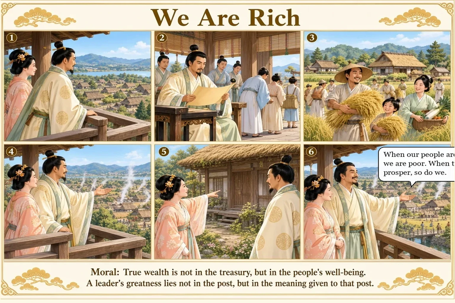 Illustration of We Are Rich