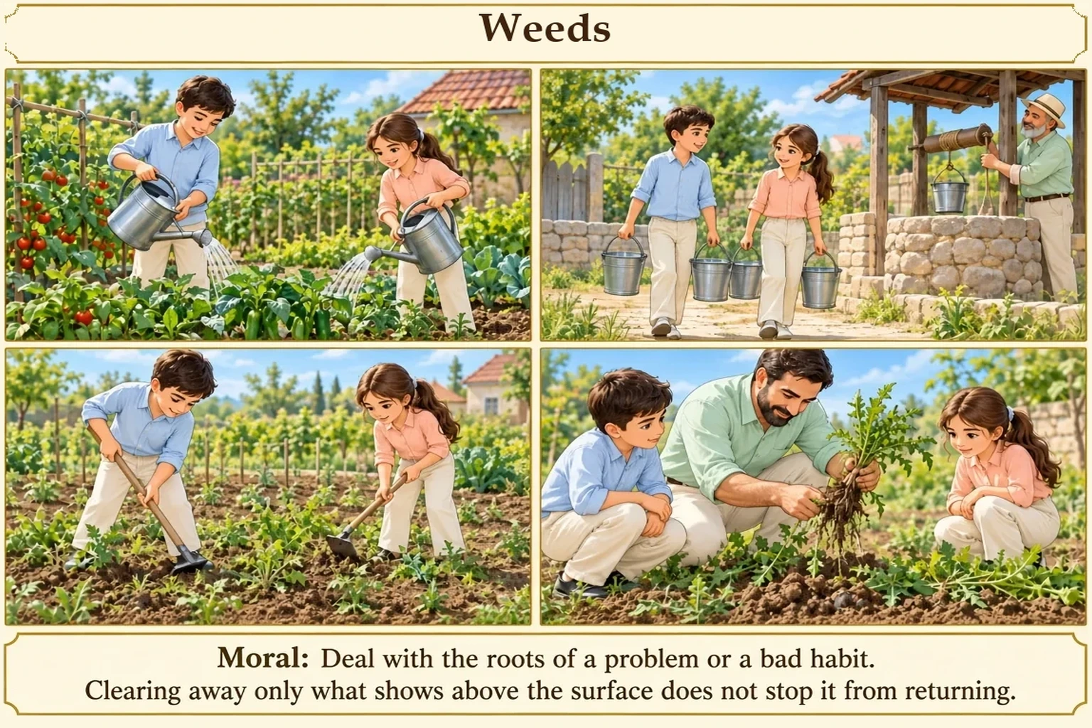 Illustration of Weeds