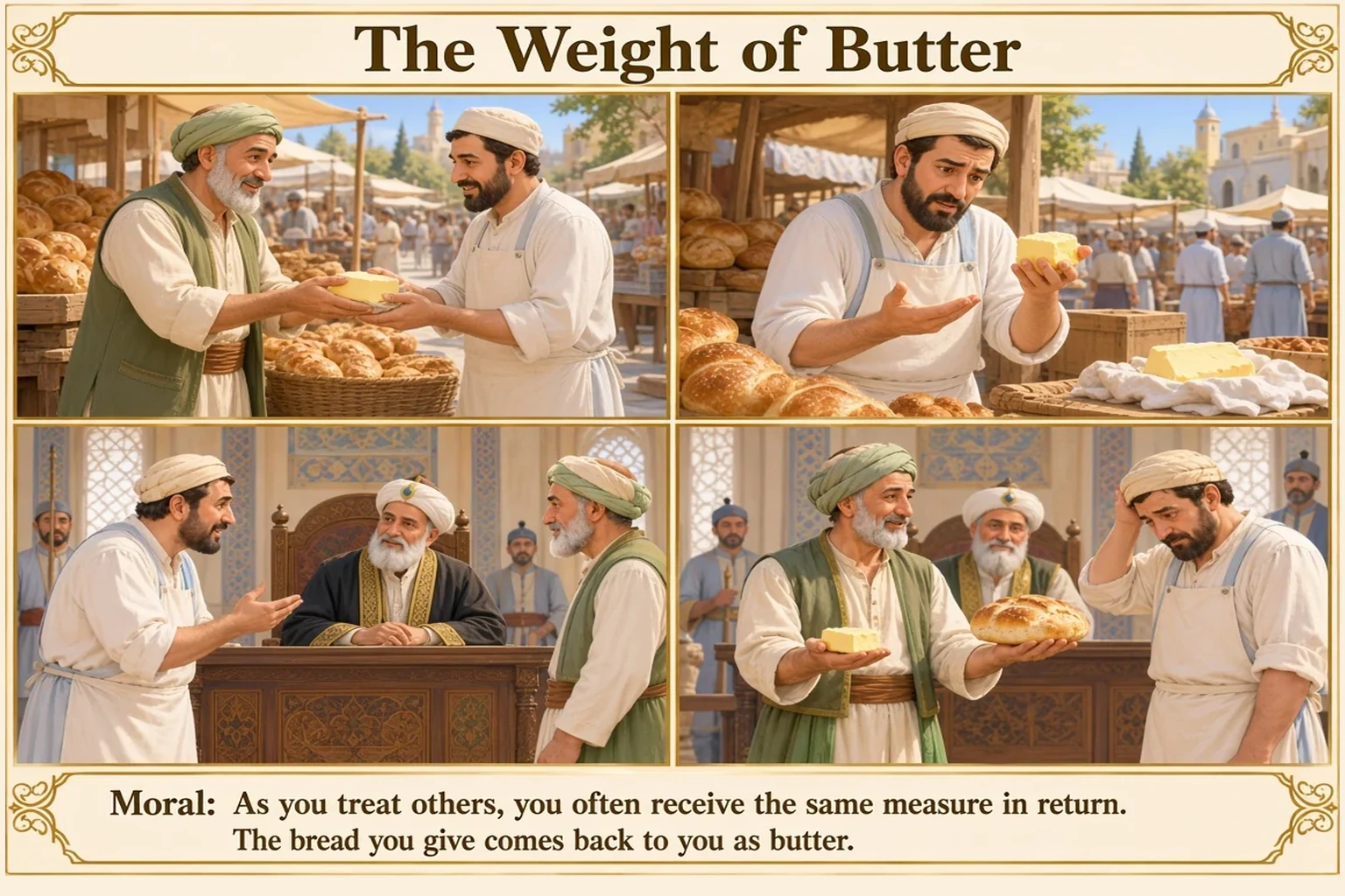 Illustration of The Weight of Butter