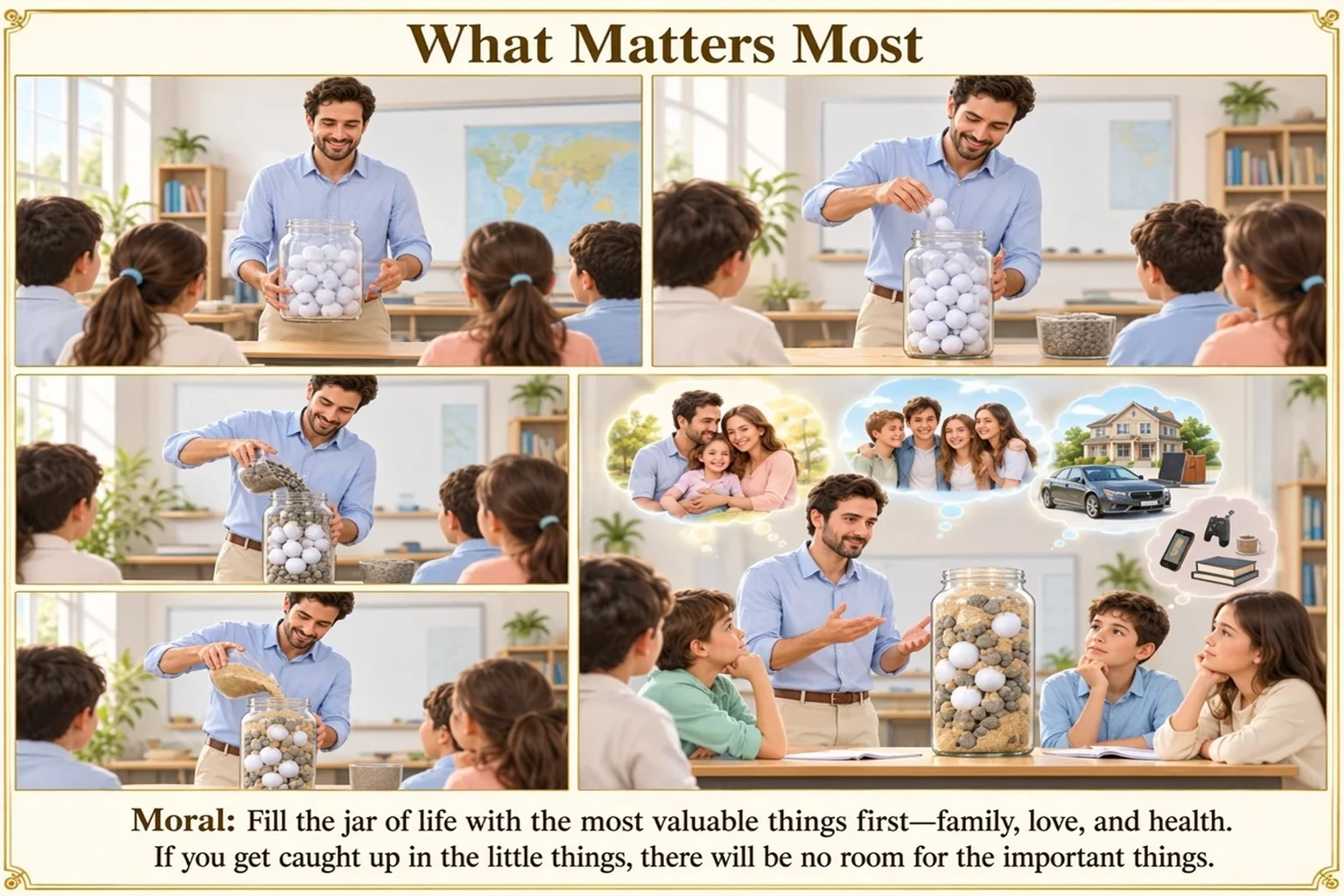 Illustration of What Matters in Life?