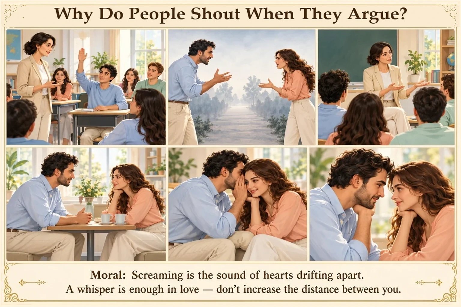 Illustration of Why Do People Shout When They Argue?