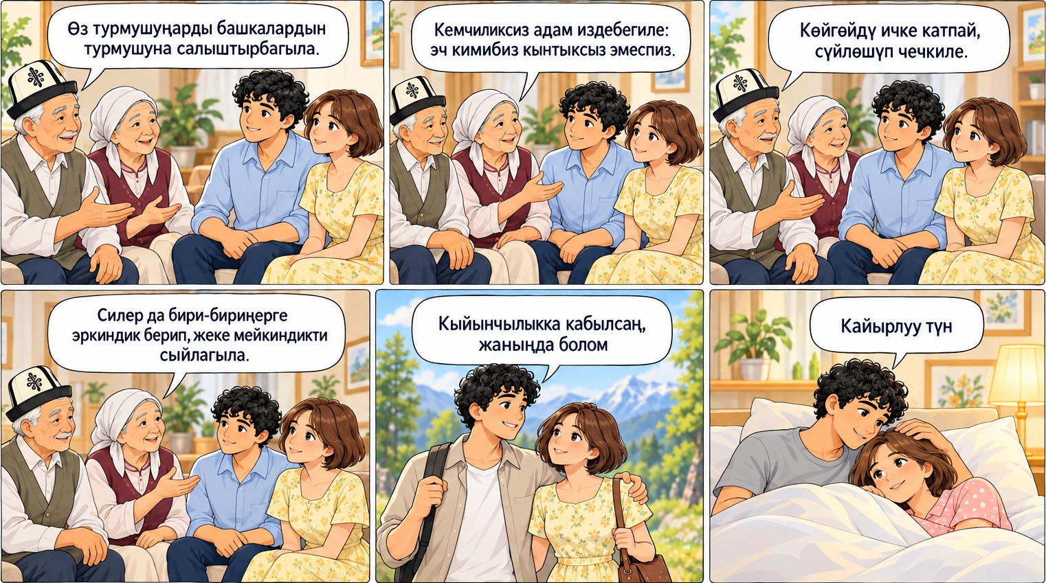 Үйлөнгөндөргө кеңеш сүрөтү