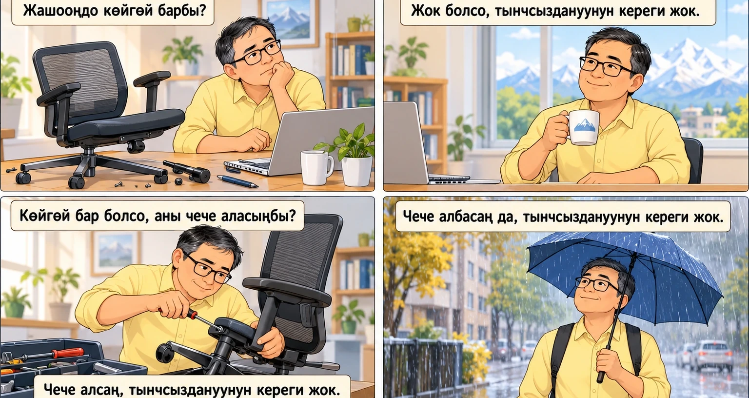 Көйгөйгө мамиле сүрөтү