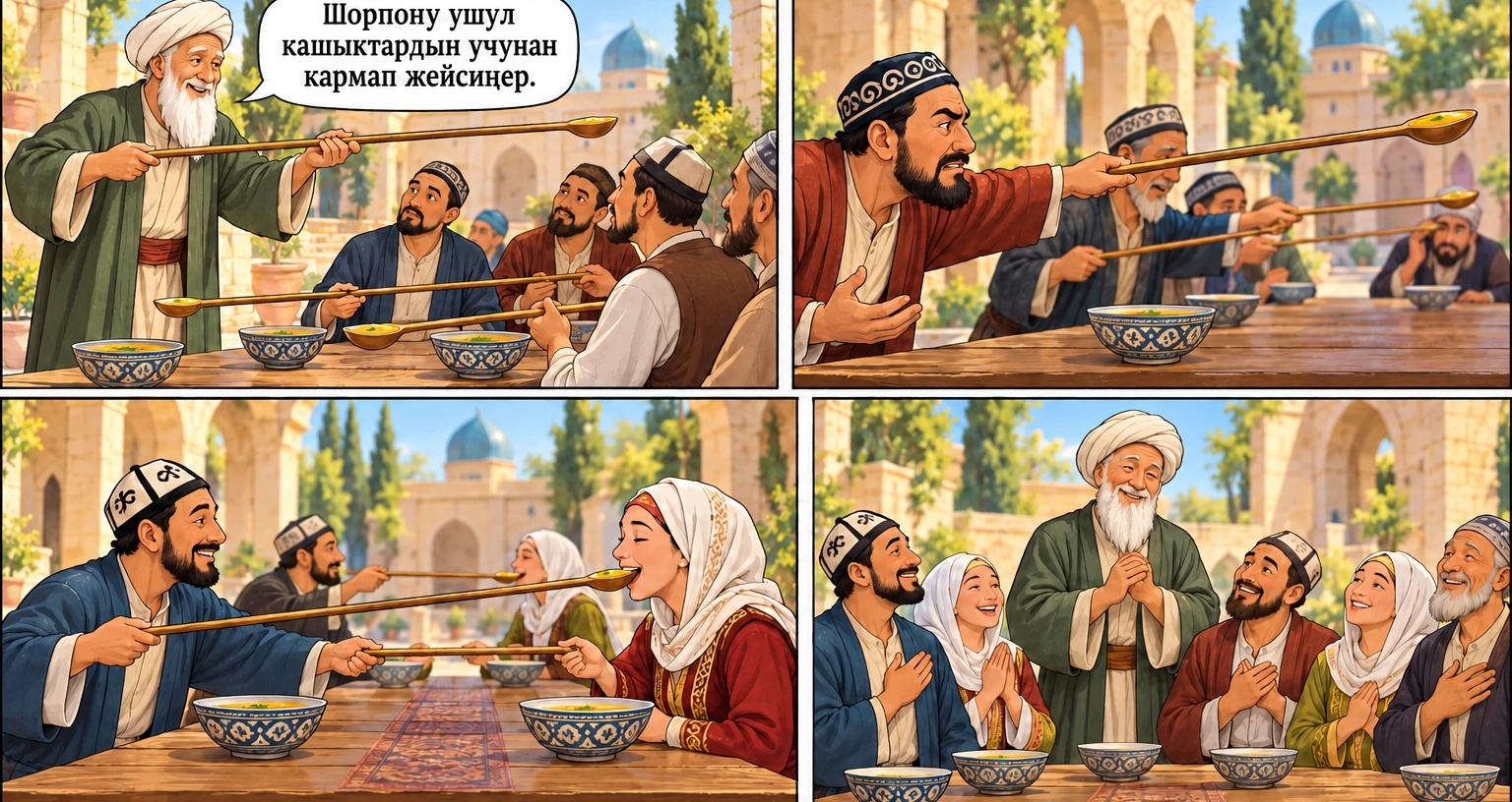 Дербиштин кашыктары сүрөтү