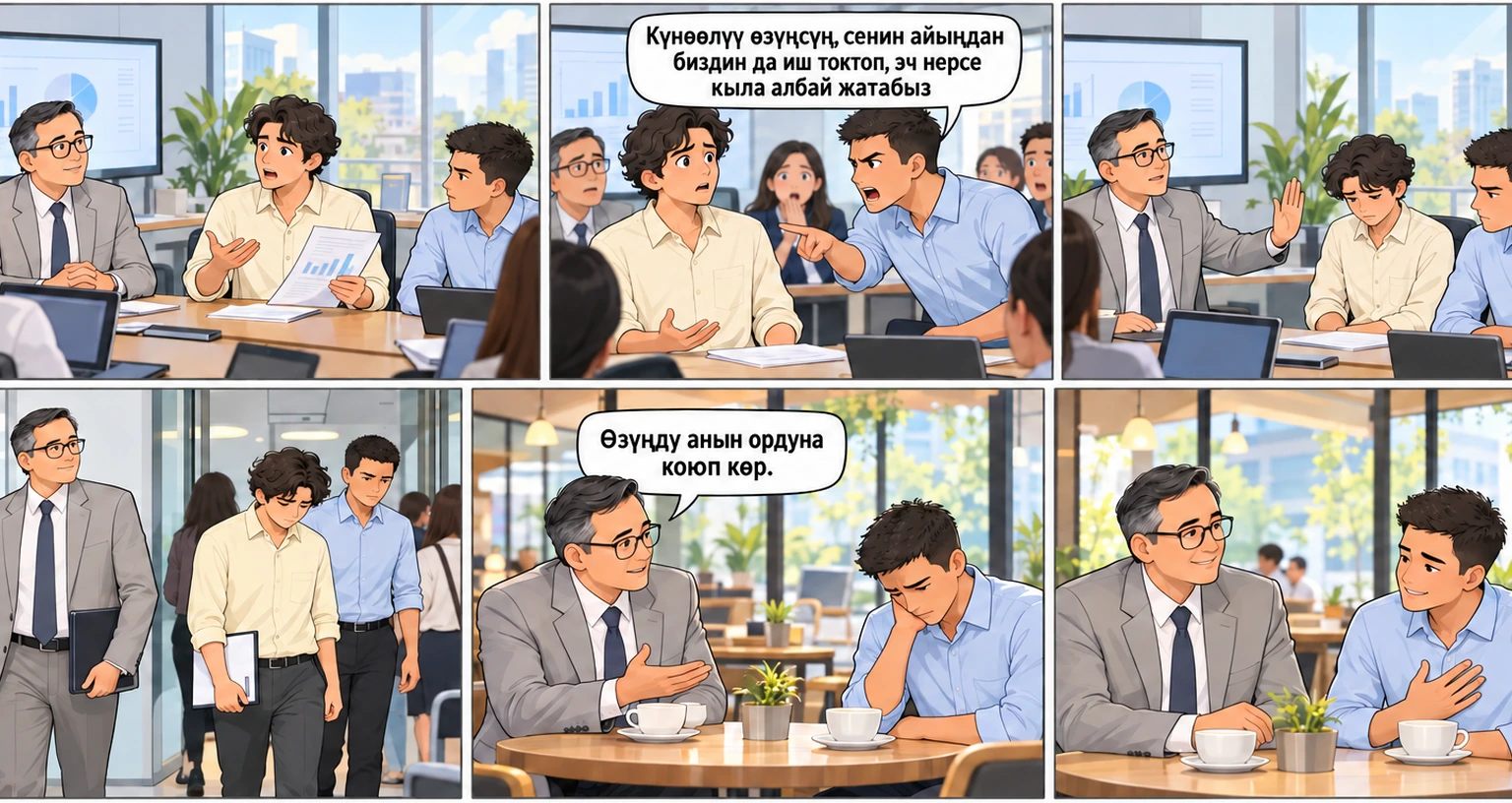 Талкуу жана жаңжал сүрөтү