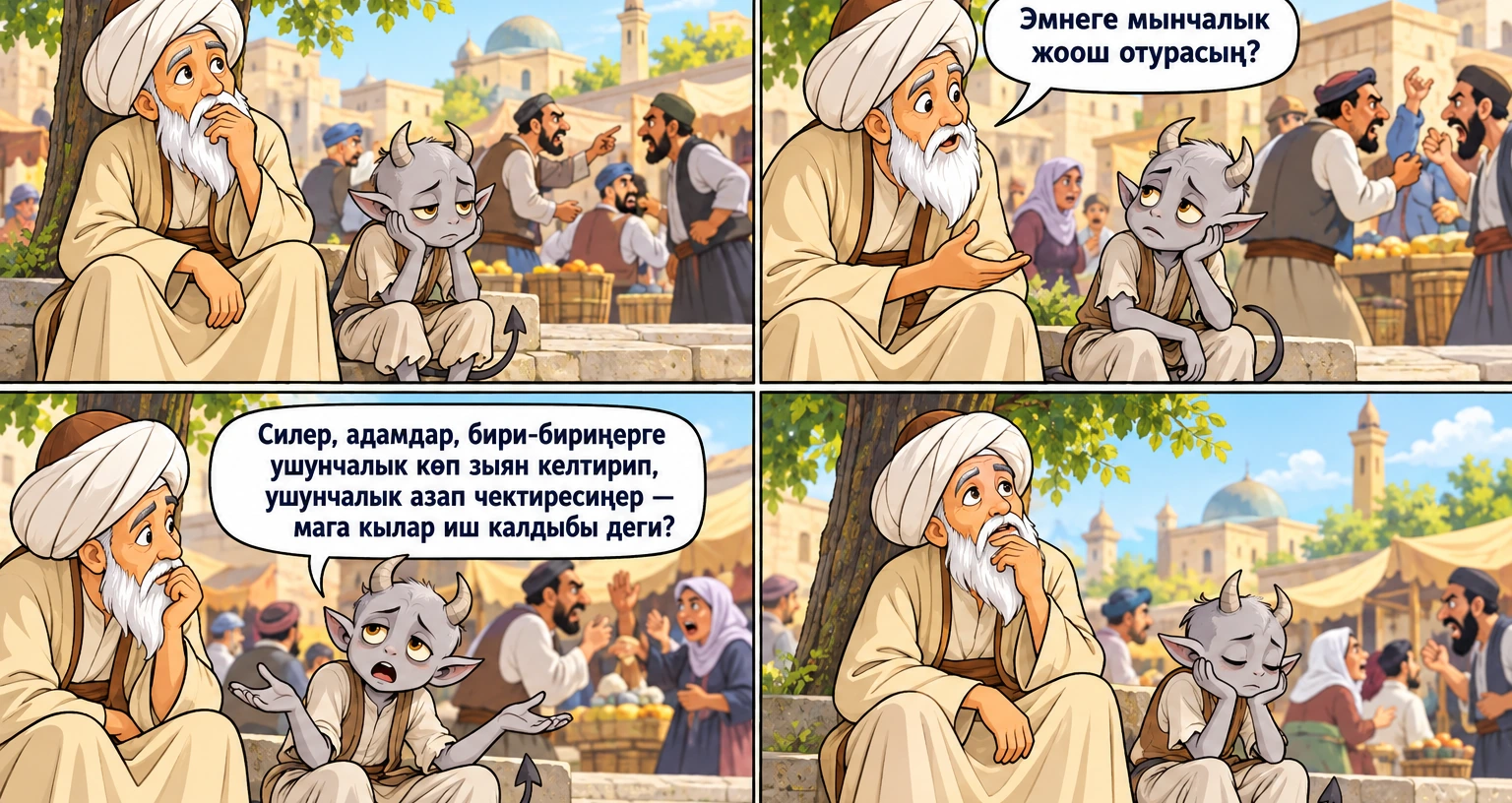 Ишсиз шайтан сүрөтү