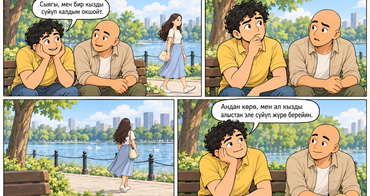 Алыстан сүйүү сүрөтү