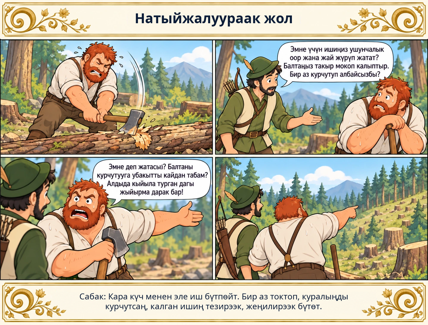 Натыйжалуураак жол сүрөтү
